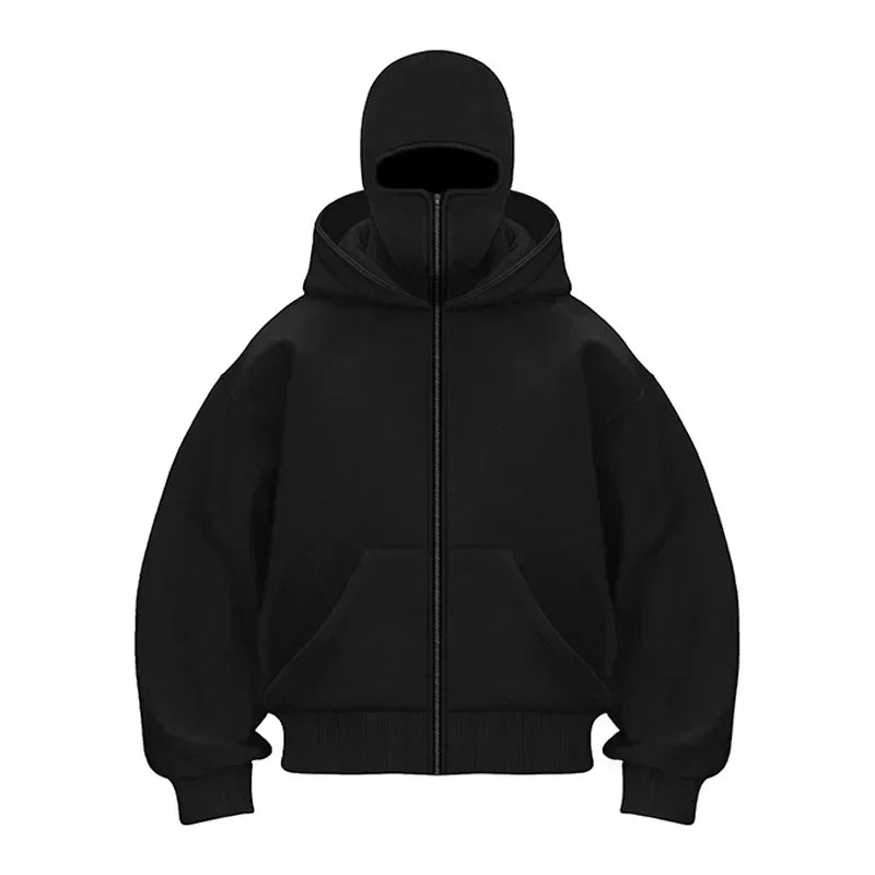 Hoodie Zippé Oversize – Style Urbain & Confort Hiver