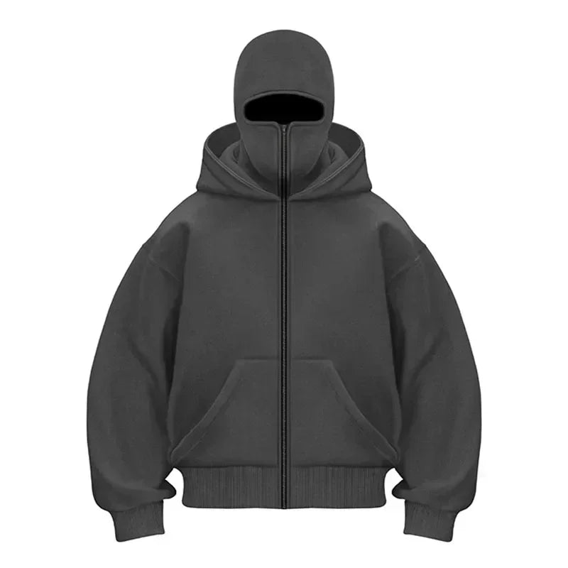 Hoodie Zippé Oversize – Style Urbain & Confort Hiver