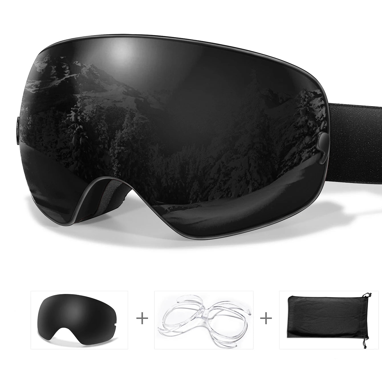 Lunettes de Ski Anti-Buée & UV