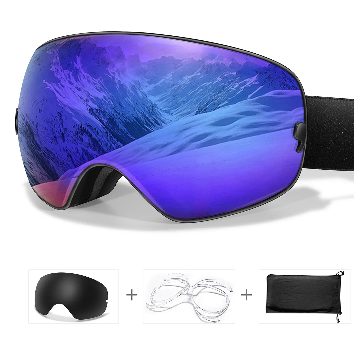 Lunettes de Ski Anti-Buée & UV