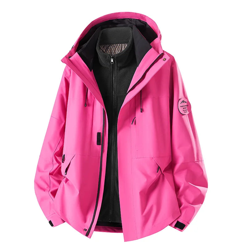 Veste de Ski 3-en-1 Unisexe – Protection & Style en Montagne