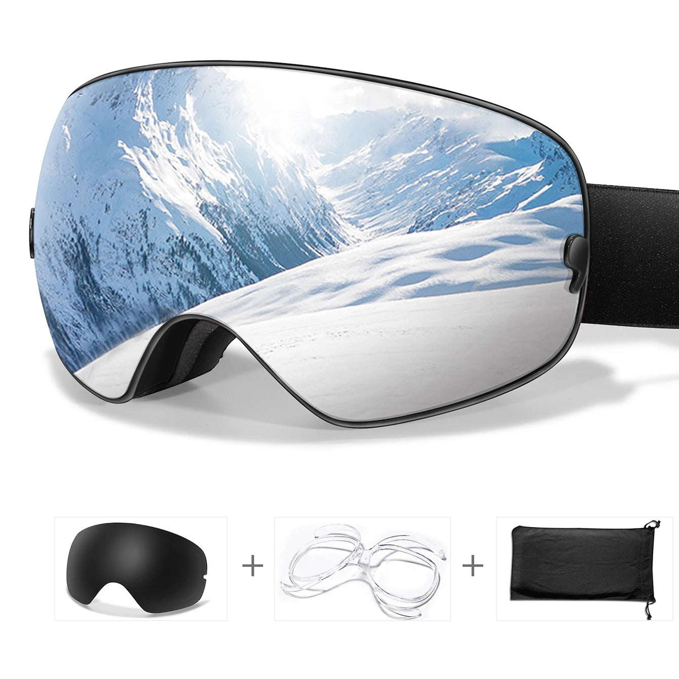 Lunettes de Ski Anti-Buée & UV