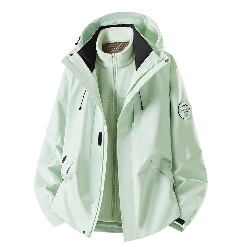 Veste de Ski 3-en-1 Unisexe – Protection & Style en Montagne